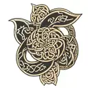 Celtic knots in arm bands one tattoo design idea