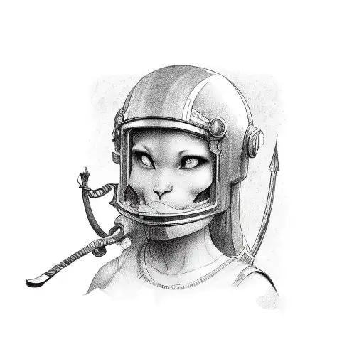 look to the past and remember and smile tattoo design idea