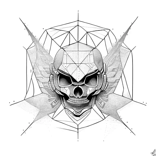 cyber sigilism  tattoo design idea