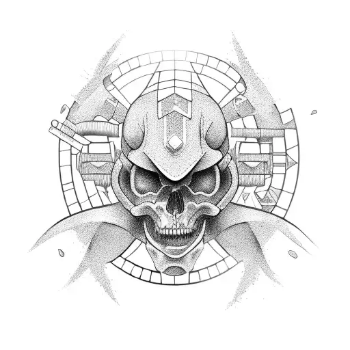 cyber sigilism  tattoo design idea