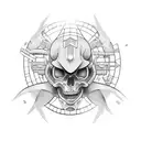 cyber sigilism  tattoo design idea