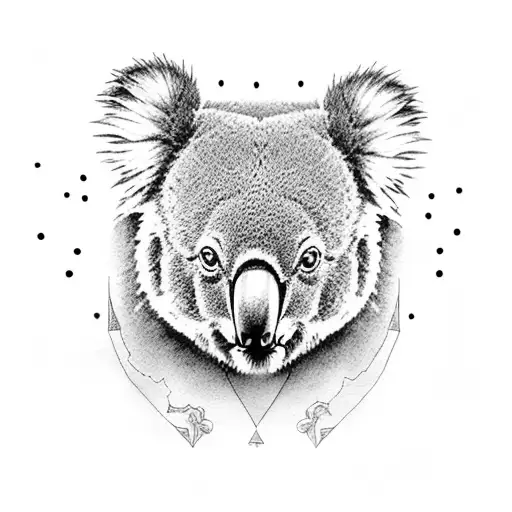 koala tattoo design idea