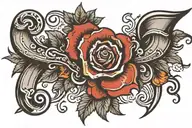 Bicep tattoo design idea