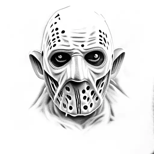 jason vorhees and freddy krueger tattoo design idea