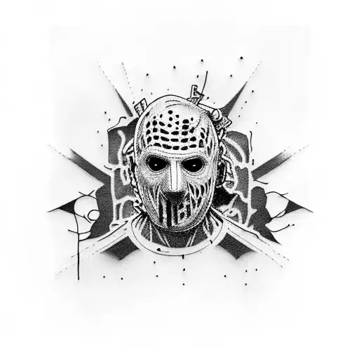 jason vorhees and freddy krueger tattoo design idea