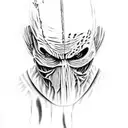 freddy krueger vs scream vs jason  tattoo design idea