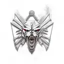 witcher 3  tattoo design idea