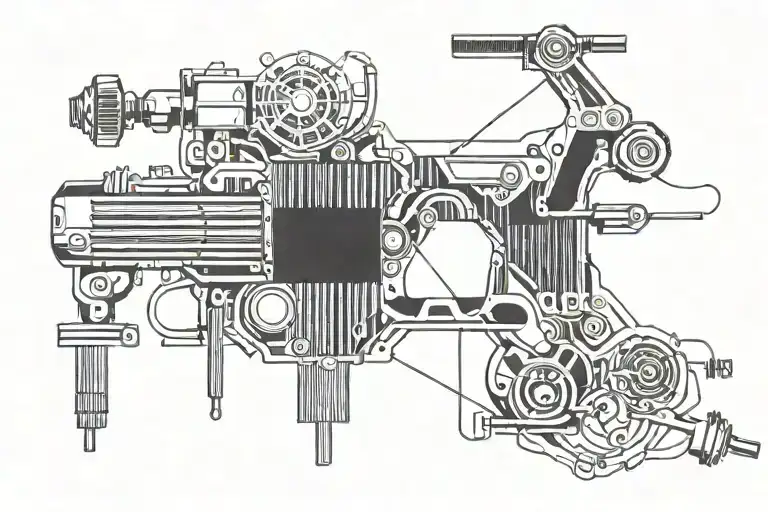 Incorporate elements of tattoo machines and needles into a barcode design for a unique twist on your favorite thing. tattoo design idea