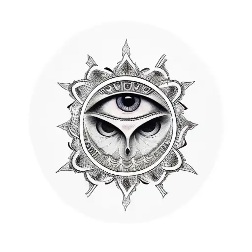 Third Eye tattoo design idea