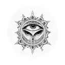 Third Eye tattoo design idea