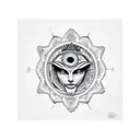 Third Eye tattoo design idea