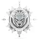 culo de un mandril tattoo design idea