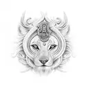 culo de un mandril tattoo design idea