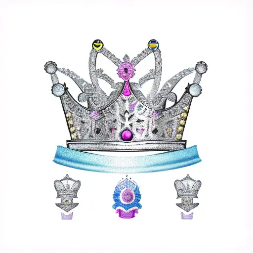 Queen's Crown tattoo design idea