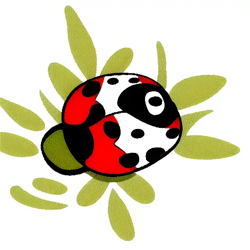 Ladybug tattoo design idea
