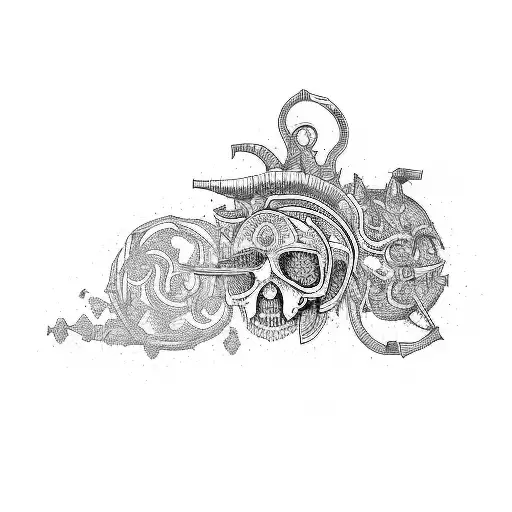 Dead on problems tattoo design idea