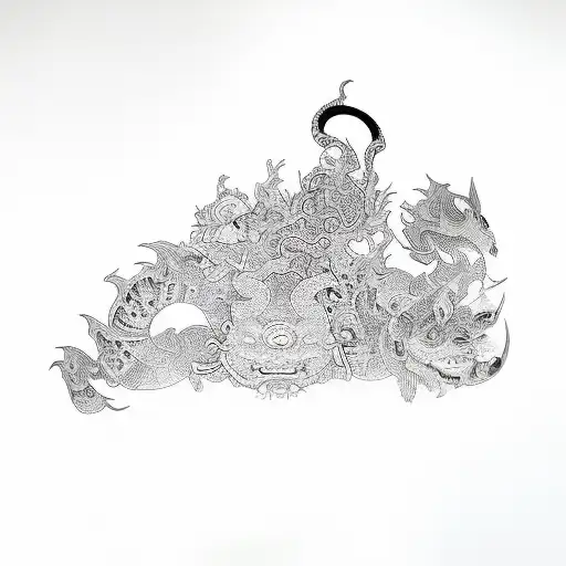 Dead on problems tattoo design idea