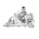 Dead on problems tattoo design idea