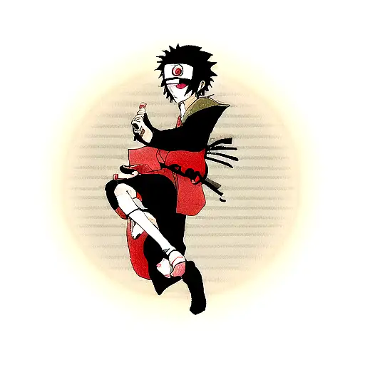 Obito Uchiha tattoo design idea