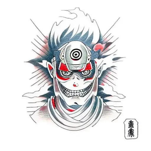 Obito Uchiha tattoo design idea