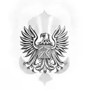 polish eagle tattoo design idea