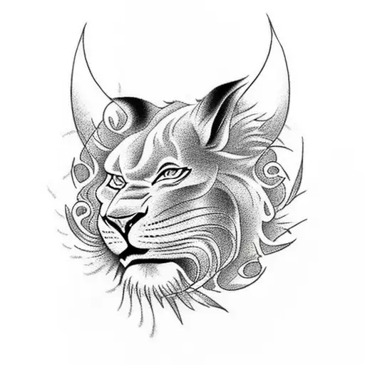 aslan tattoo design idea