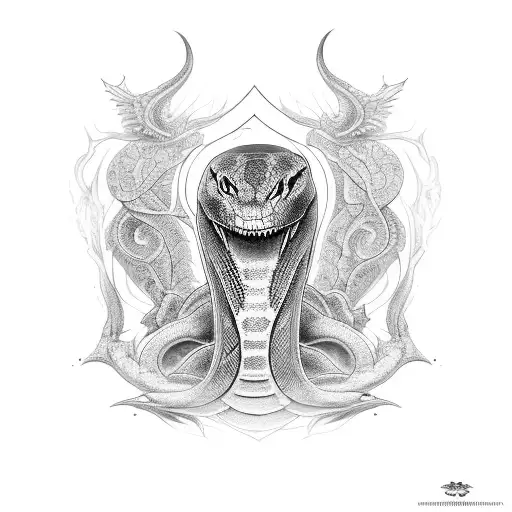 nagini tattoo design idea
