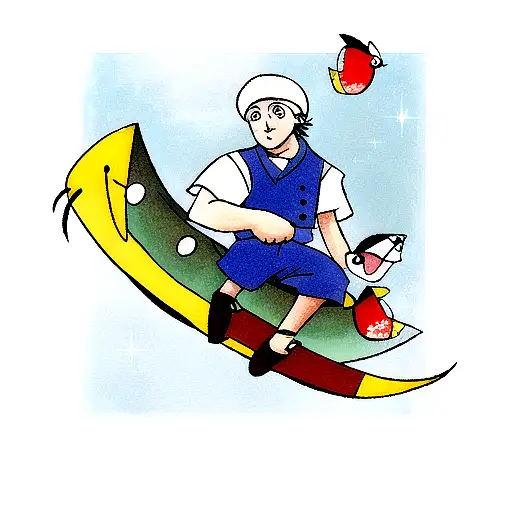 Pirosmani the fisherman tattoo design idea