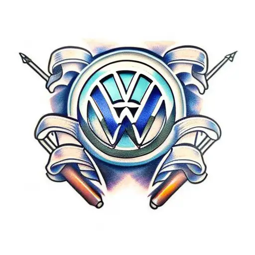 Volkswagen derby tattoo design idea