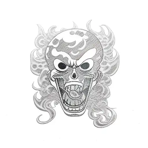 One Piece 3D2Y tattoo design idea
