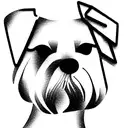 maltese dog tattoo design idea