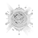 iris Roman numerals 03 23 1944 to 03 20 2018 tattoo design idea