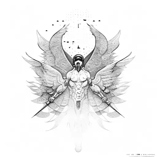 Icarus  tattoo design idea