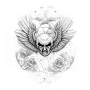 Icarus  tattoo design idea
