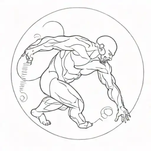 Sisyphus tattoo design idea