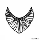 scallop shell tattoo design idea