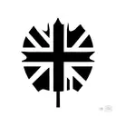 British Union Jack and Canadian Maple Leaf placed on a Hong Kong Flag tattoo design idea