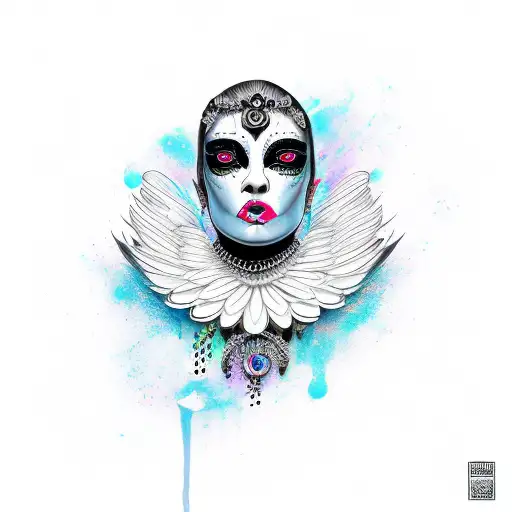 black Swan tattoo design idea