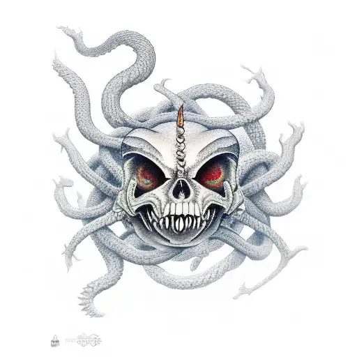 aegir god tattoo design idea