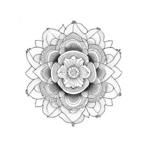 flores japonesas tattoo design idea