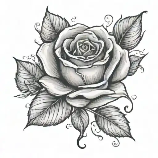 rose name child birth    tattoo design idea