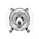 a bear wearing armor with a viking shield tattoo design idea
