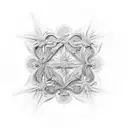 renaissance ceiling  tattoo design idea