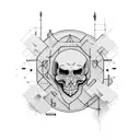 "I am currently under construction, thank you for your patience." tattoo design idea