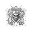 "I am currently under construction, thank you for your patience." tattoo design idea