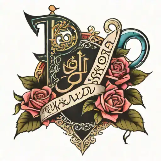 Thank Allah God tattoo design idea