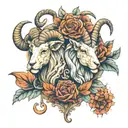combine leo and aries tattoo design tattoo design idea