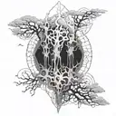 beksinski tattoo design idea