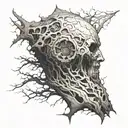 beksinski tattoo design idea