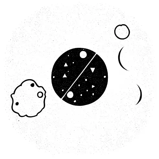 the Bigbang that creates the universe or anything else representing the Bigbang  tattoo design idea